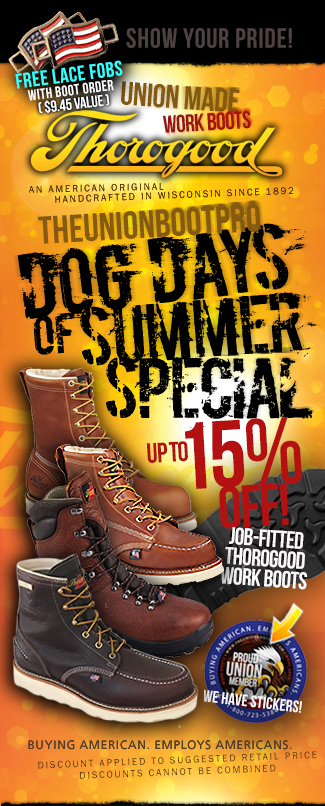 thorogood work boots union discount