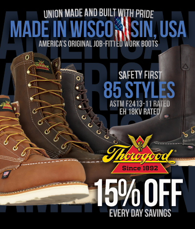 thorogood work boots union discount
